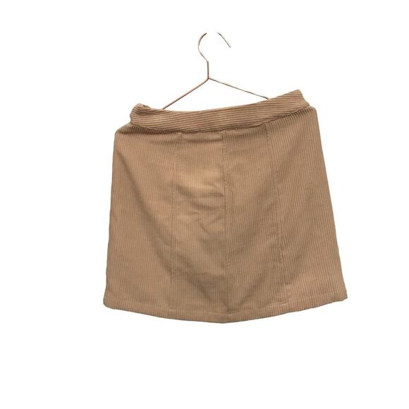 Loveriche Corduroy button down mini Skirt with front pockets size small - Picture 2 of 6